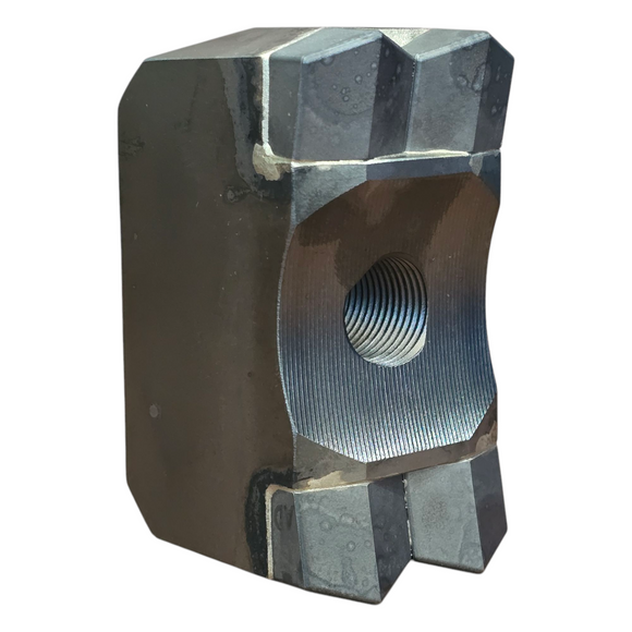 Quadco Rotatable Carbide Tooth Replaces Fecon 320-15-012 FGT Double Carbide Std Mulching Teeth